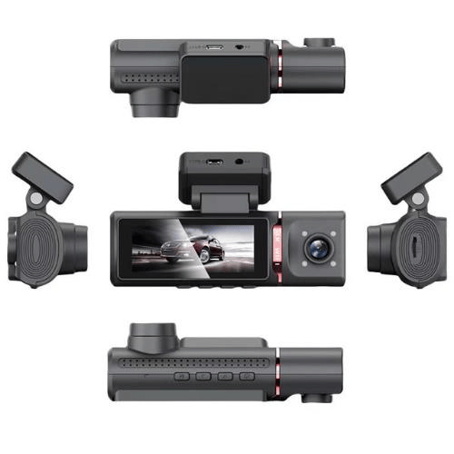 TECHSMART 4K 2 KAMERALI GPS WIFI ARAÇ İÇİ KAMERA
