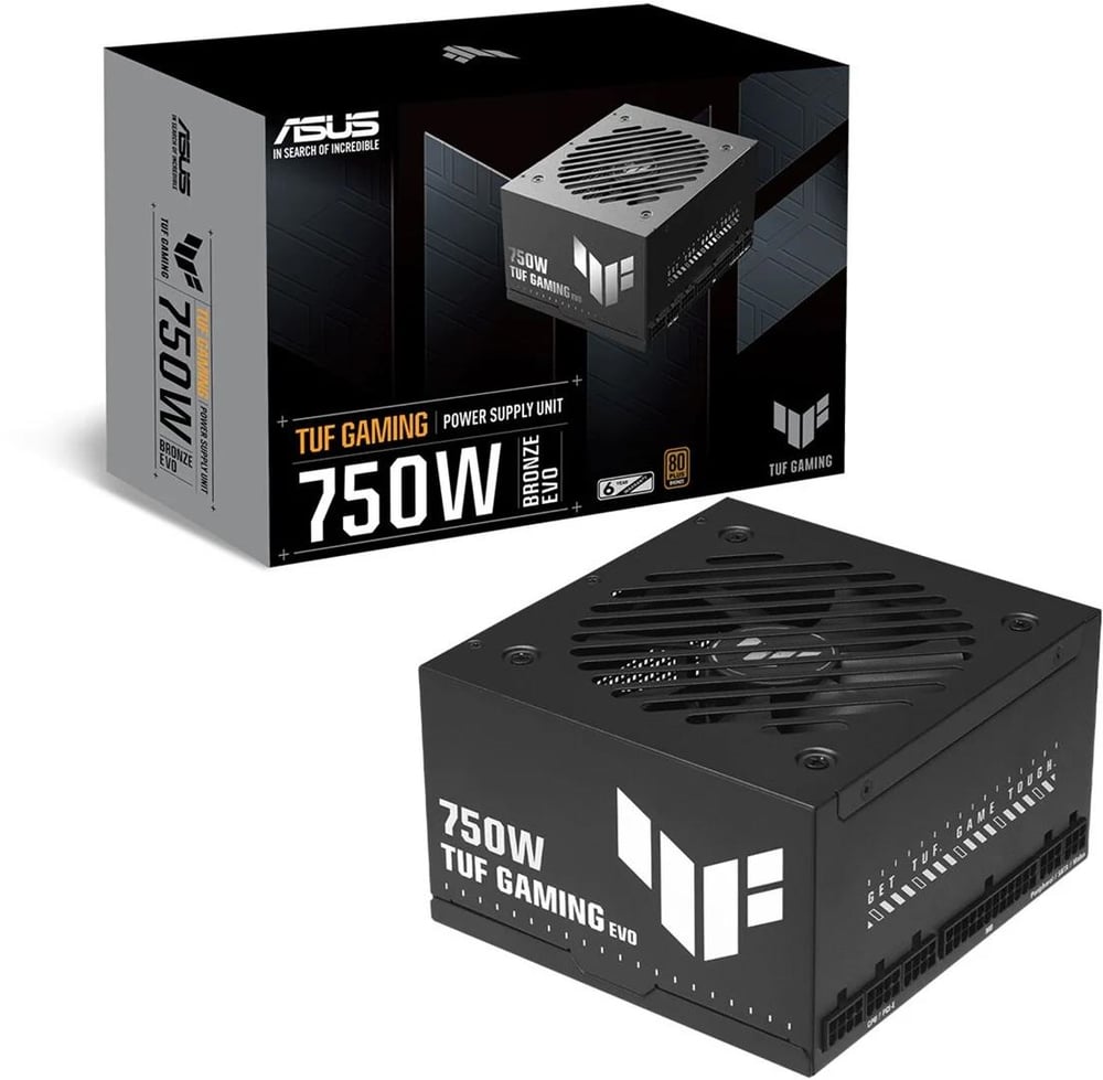 ASUS 750W TUF GAMING 750B EVO 80+ Bronze Tam Modüler ATX 3.1 PCIe Gen 5.1 Güç Kaynağı