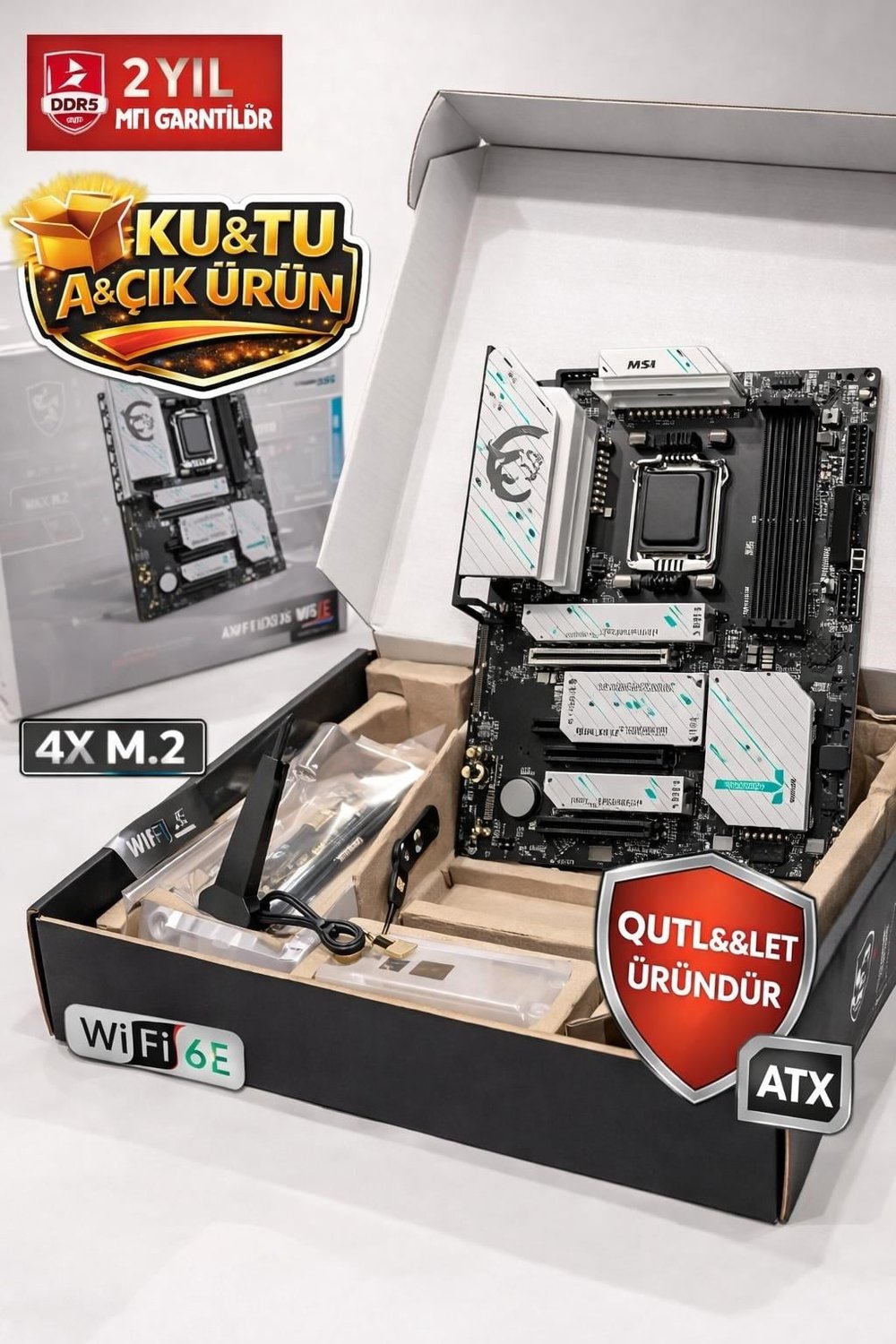 MSI X670E Gaming Plus Wi-Fi AMD AM5 DDR5 ATX Anakart
