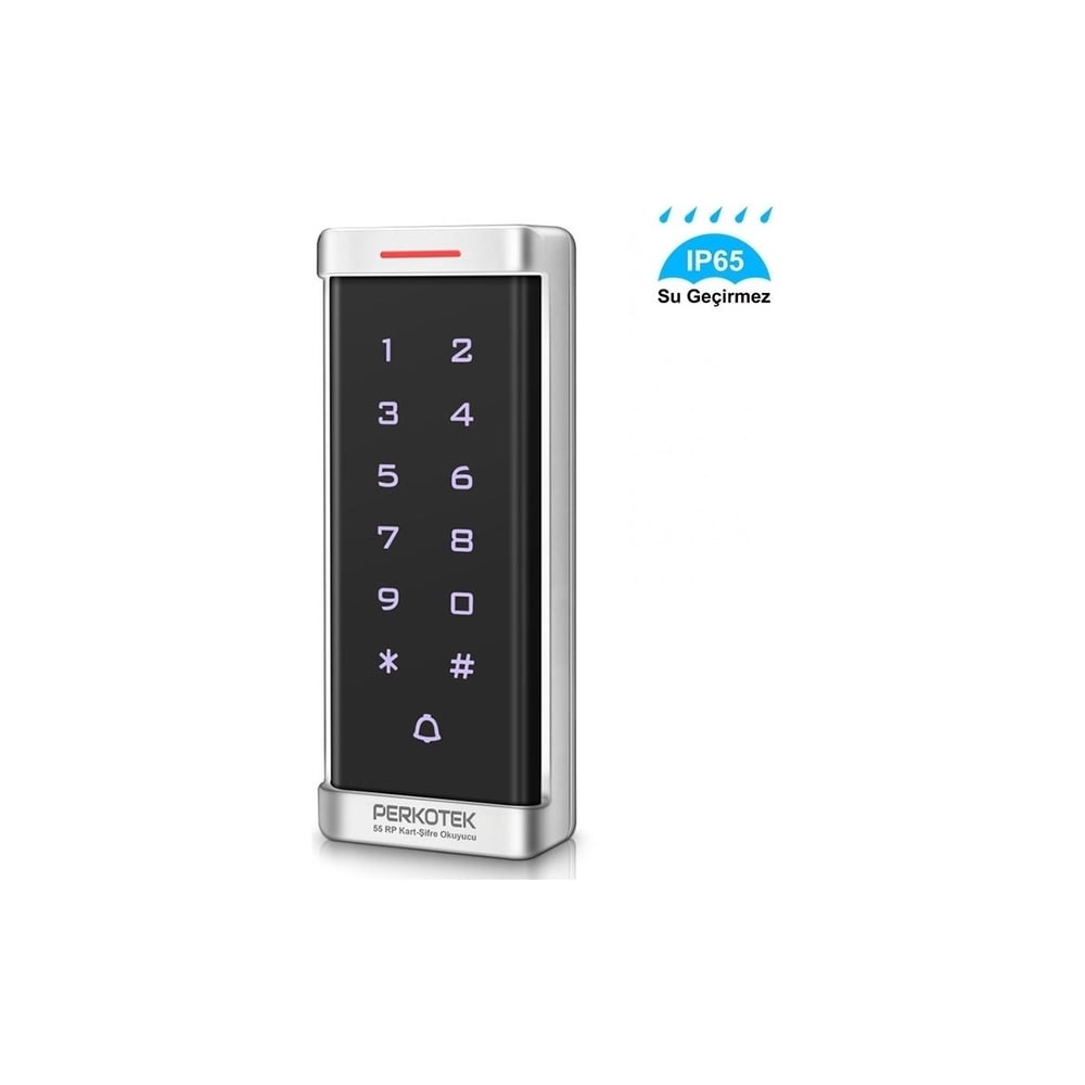 Perkotek 55 RP Metal Su Geçirmez Dış Mekan Kart Okuyucu – IP65 Proximity