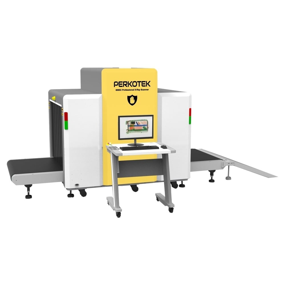 Perkotek 8065C X-Ray Bagaj Tarama Cihazı 80x65 Güvenlik Kontrol Sistemi