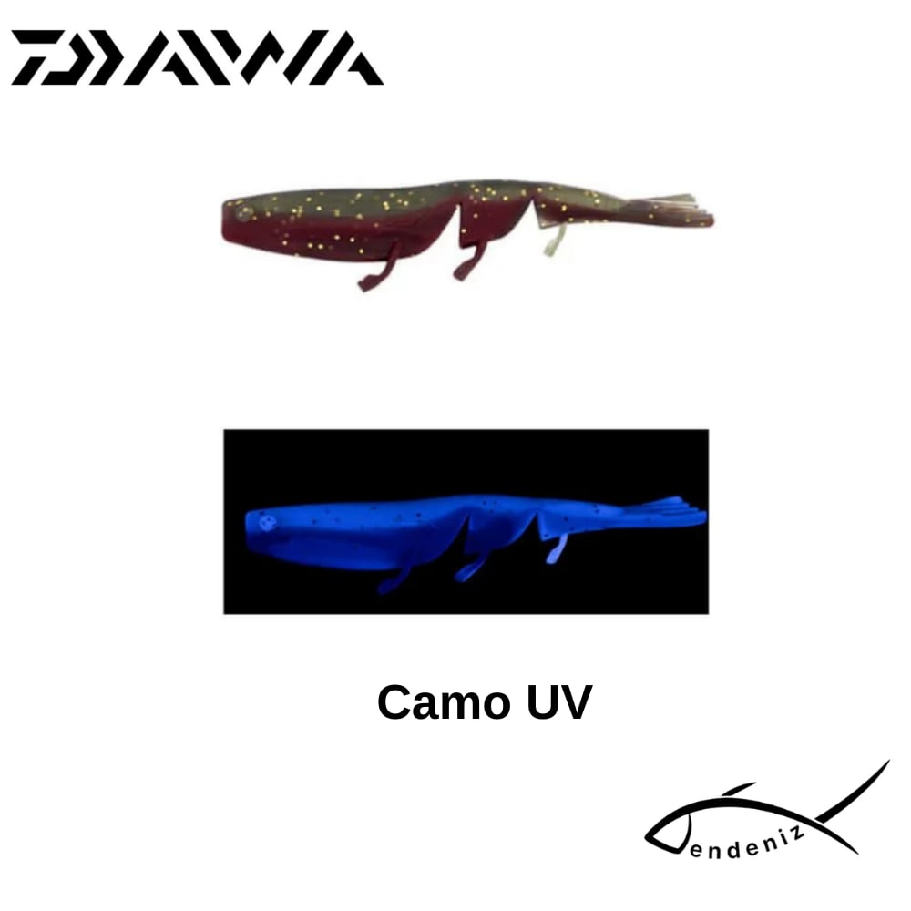 Daiwa Bait Junkie Prawn 7.6 Cm Silikon Karides ( 6 Adet )