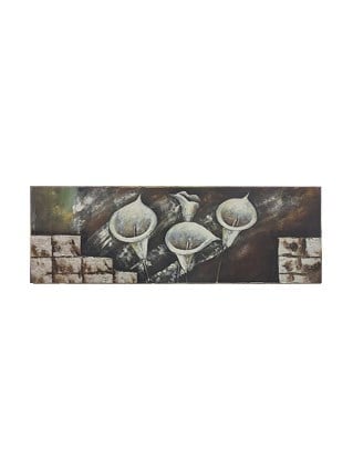 150x50 yatay modern çiçek 1