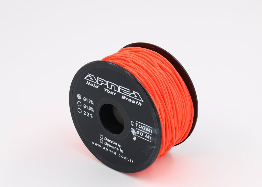 Apnea Dyneema ip 1.5mm 50mt Flo Turuncu