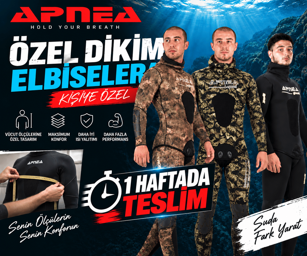 APNEA ÖZEL DİKİM ELBİSELER 7MM SERİSİ 