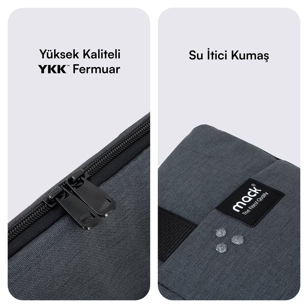 MACK MCC-703 15.6 City Fit Eco Notebook Çantası Siyah