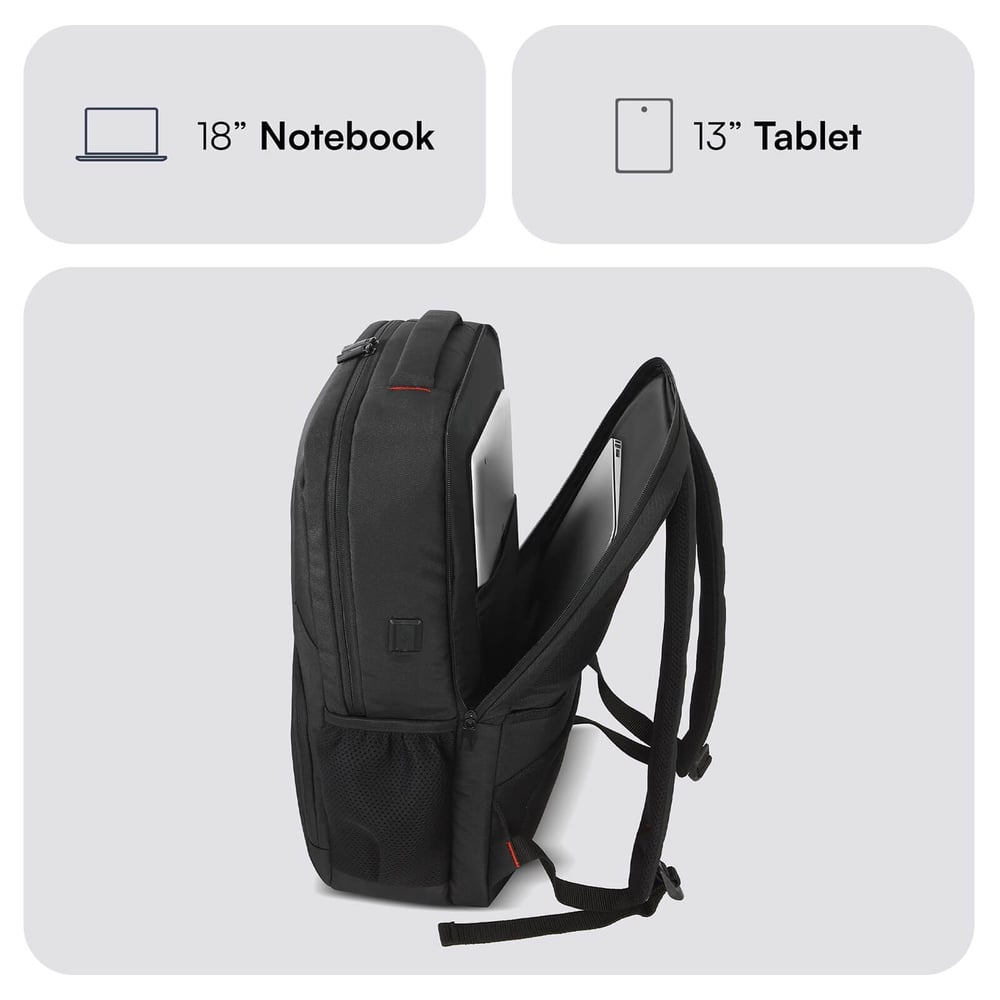 MACK MCC-807 18 Business X Notebook Sırt Çantası Siyah