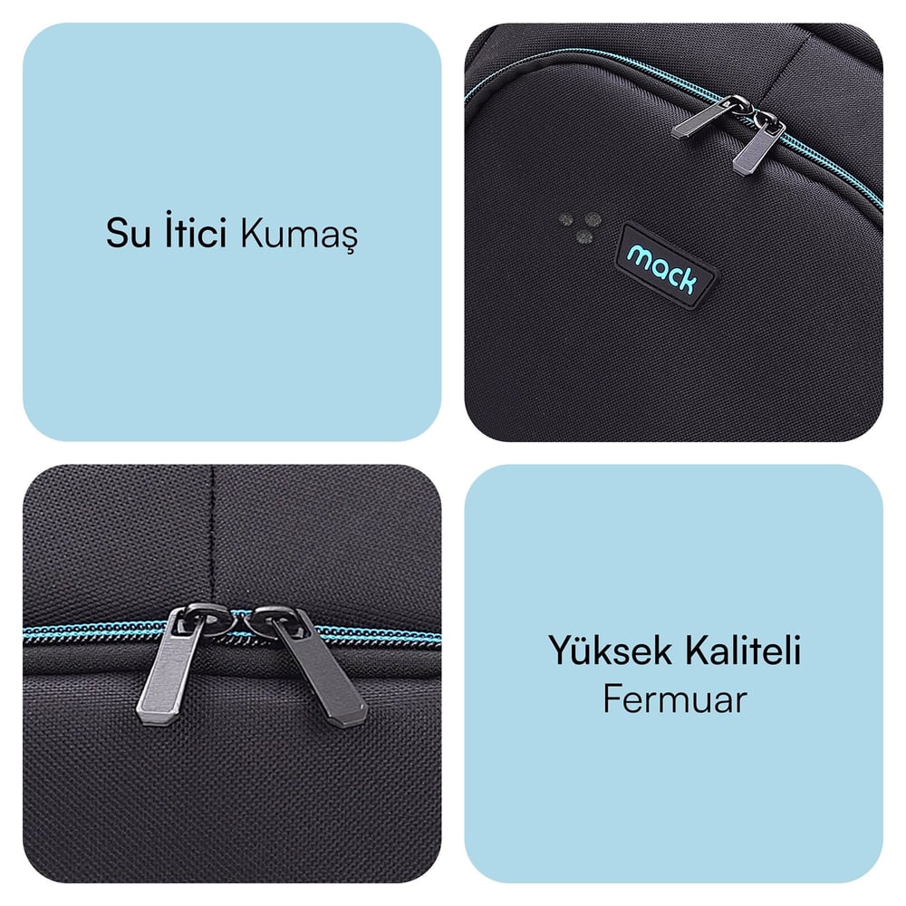MACK MCC-505 15.6 Move Notebook Sırt Çantası Siyah
