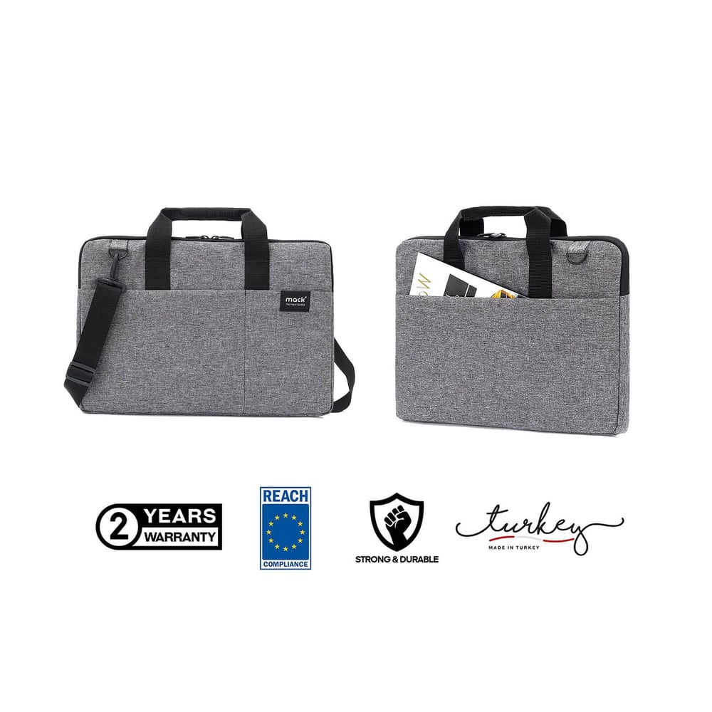 MACK MCC-704 15.6 City Fit Eco Notebook Çantası Gri