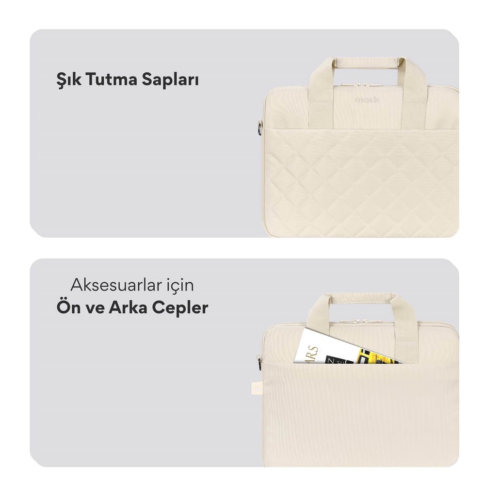 MACK MCC-904 14.1 iksy Notebook Çantası Latte