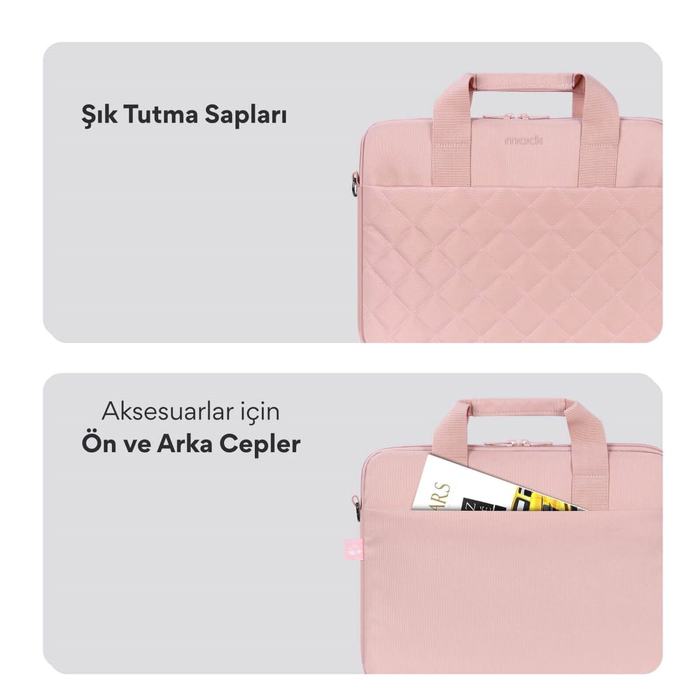 MACK MCC-905 14.1 iksy Notebook Çantası Pembe