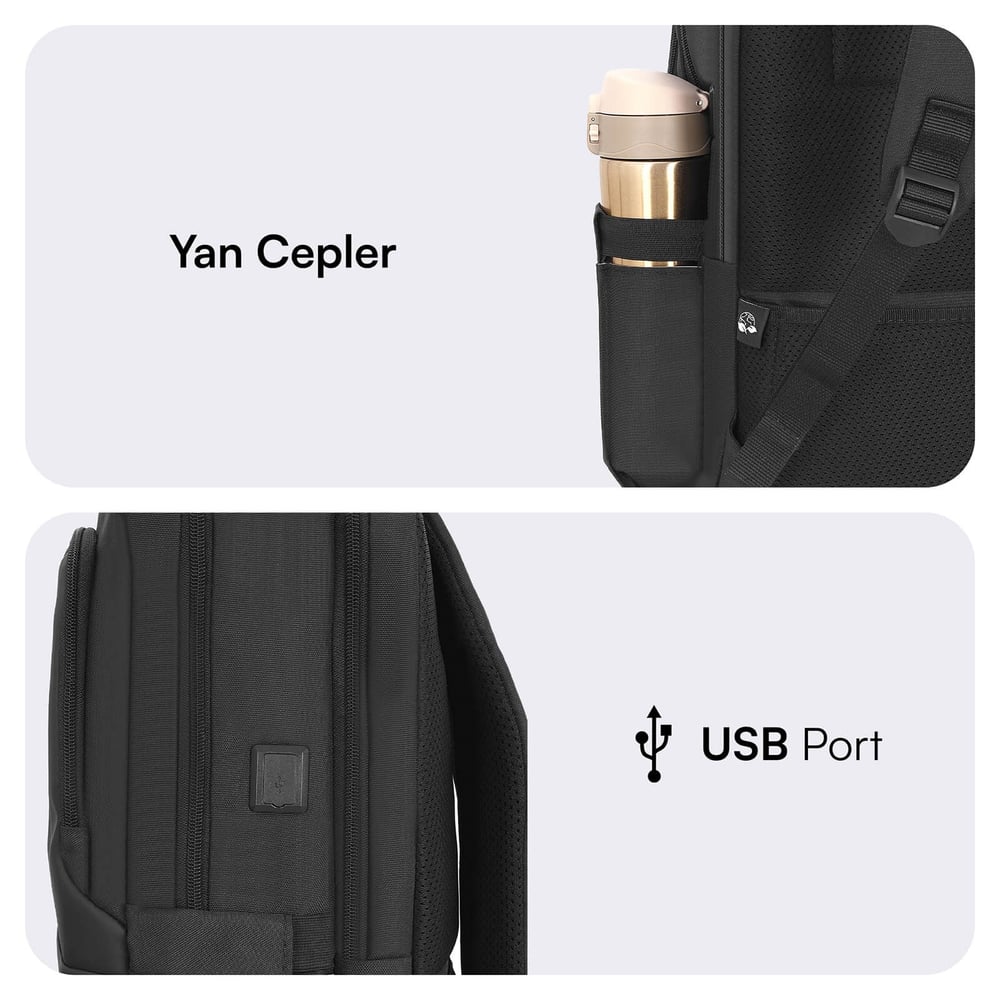 MACK MCE-1212 16 OFFICE Pro-3 Eco Notebook Sırt Çantası Siyah