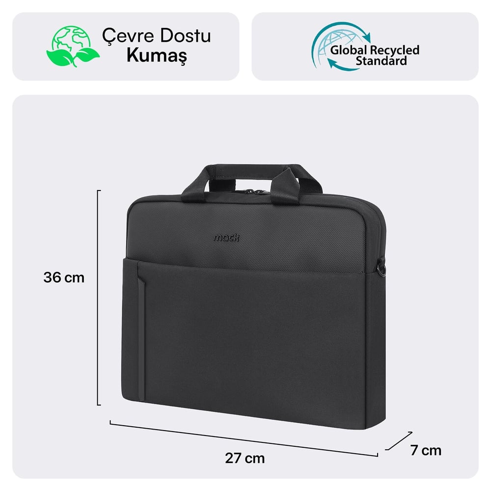 MACK MCE-1711 14.1 CODE Eco Notebook Çantası Siyah