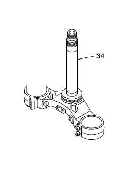 FZ1 N/ FZ1 FAZER AMOR ALT BAĞ BRAKETİ