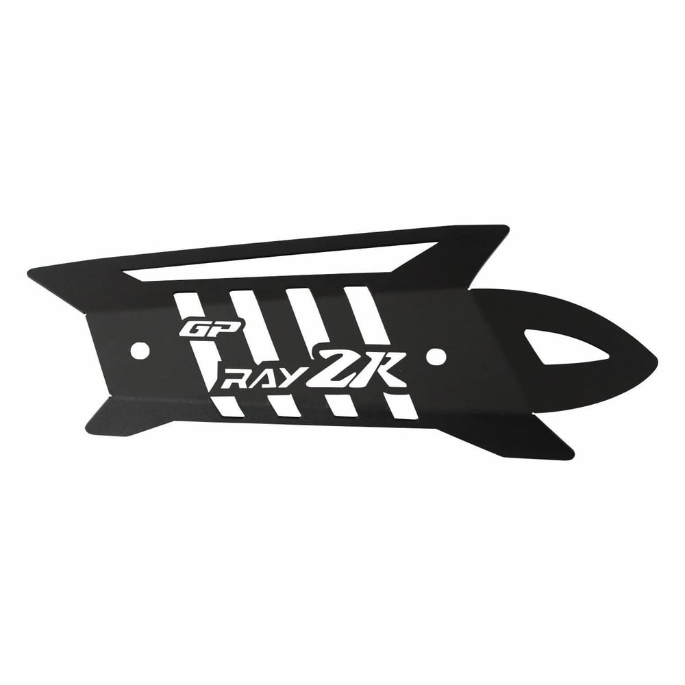 GP KOMPOZİT YAMAHA RAYZR 2024 UYUMLU EGZOZ KORUMA KAPAĞI SİYAH