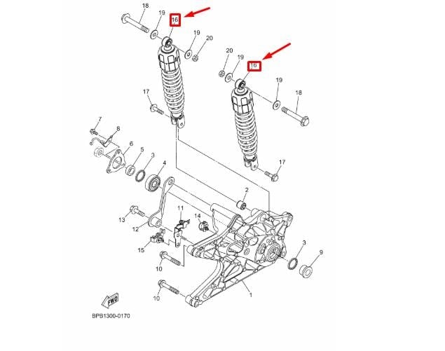 NMAX 125 ARKA AMARTİSÖR 2025 (ADET FİYATI)