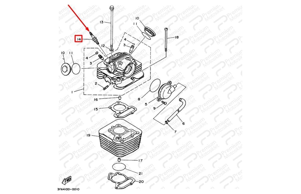 YAMAHA GRIZZLY 300 BUJİ (TÜM MODEL YILLARI)