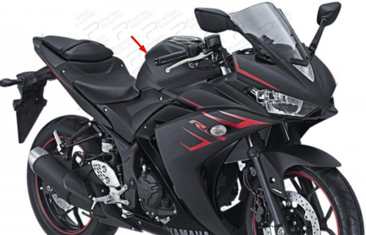 YZF-R25 DEPO YAN KAPAK MAT SİYAH