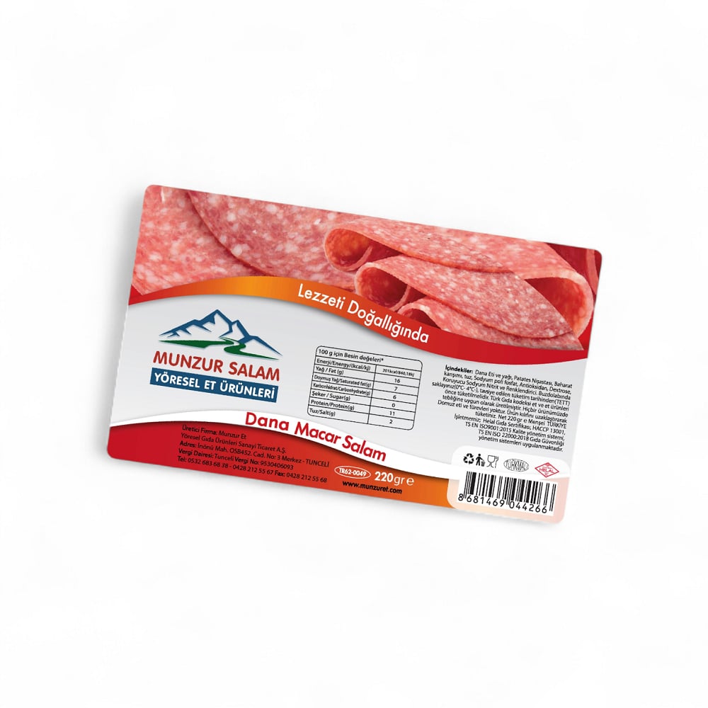 Munzur Dana  Macar Salam - 200 gr