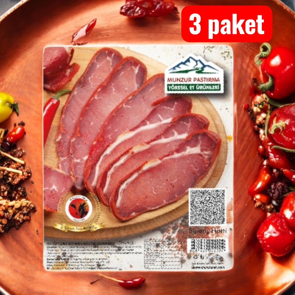 Munzur Dana  Dilim Pastırma 300 gr