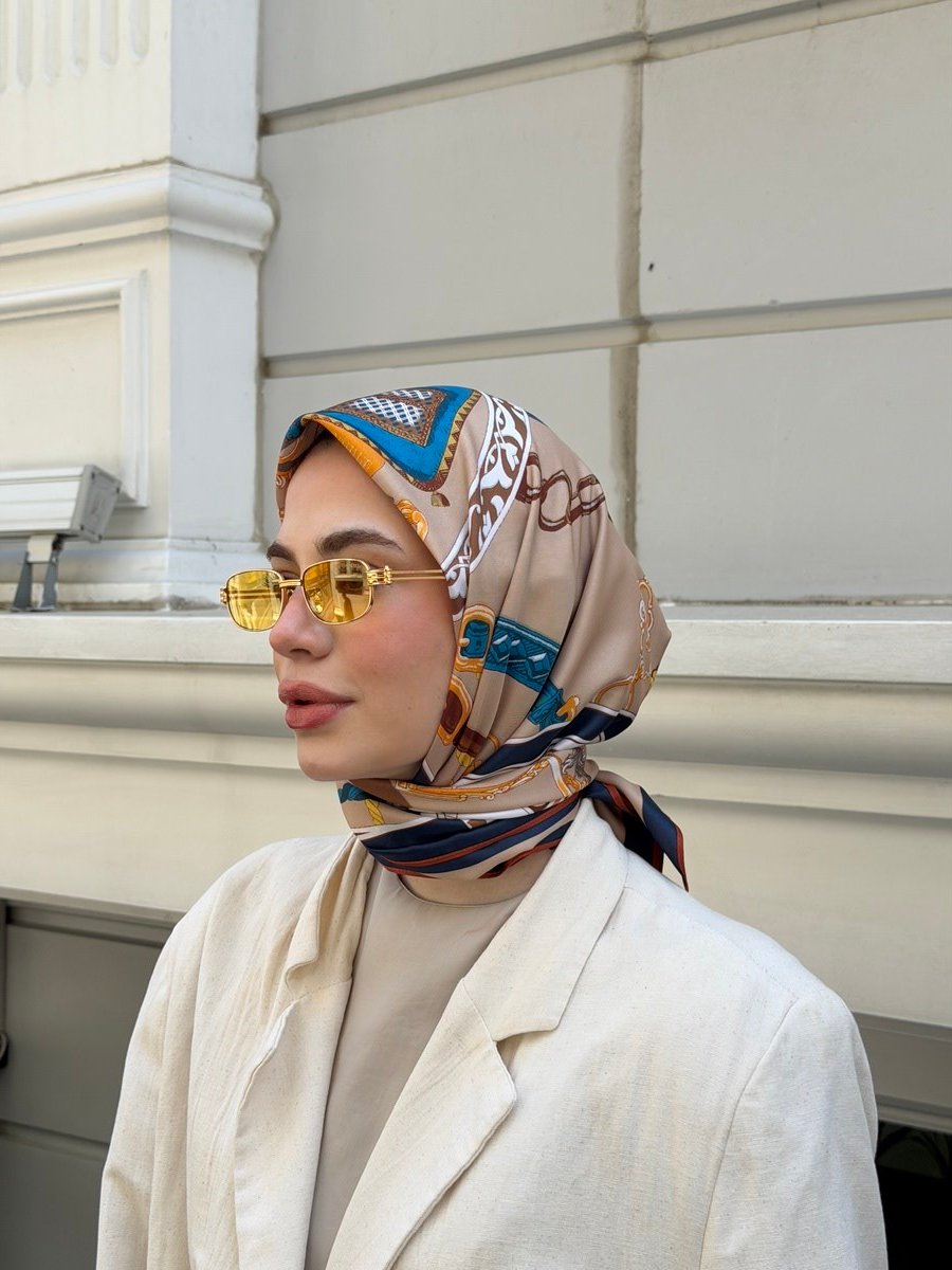 Asteria Çift Taraflı Twill Eşarp