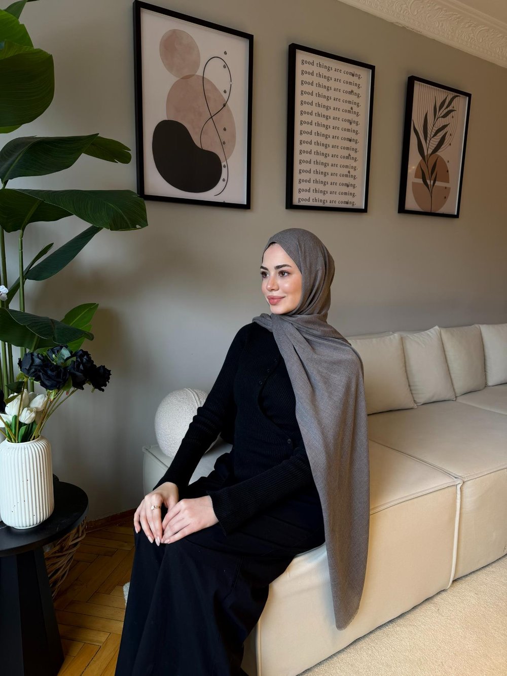 Velora %100 Doğal Pamuk İpek Seri-Koyu Vizon