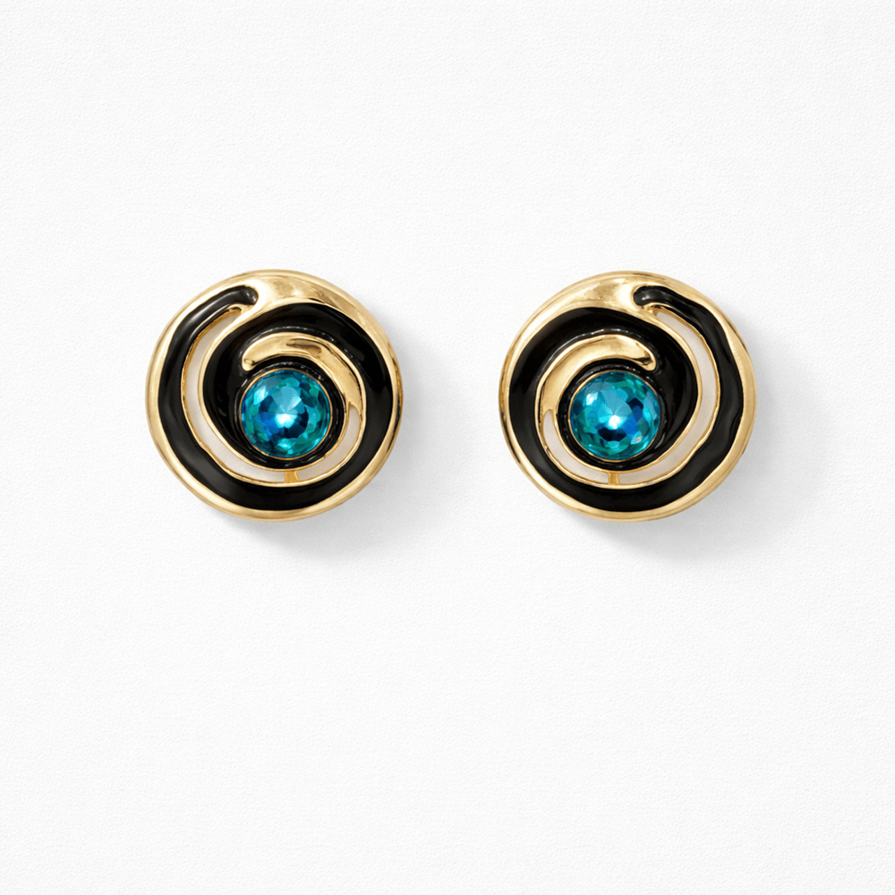 Eyes Premium Avrupa Kristal Klipsli Küpe