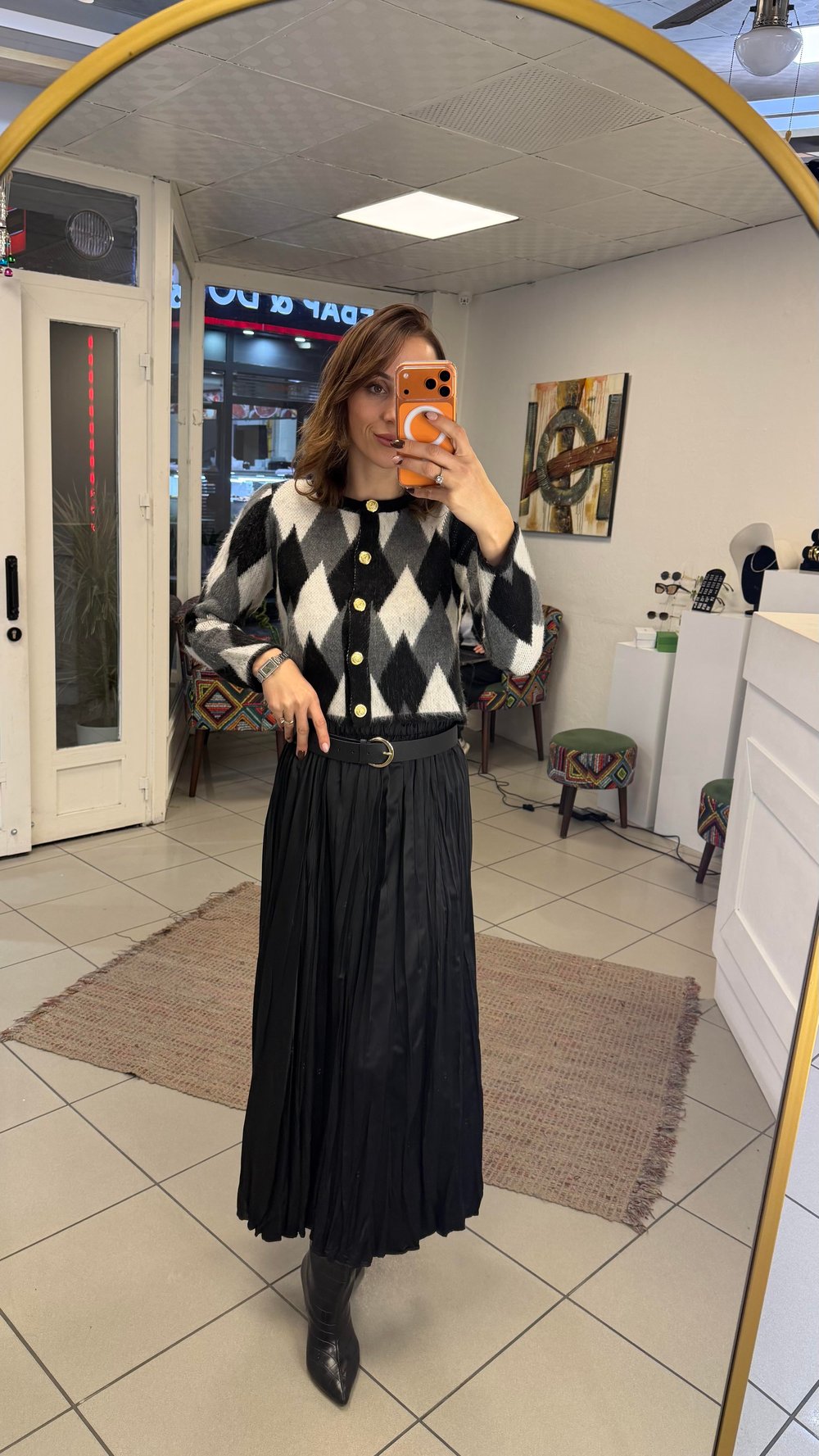 HIRKA - ŞENİZ BUTİK BAKLAVA DESEN HIRKA