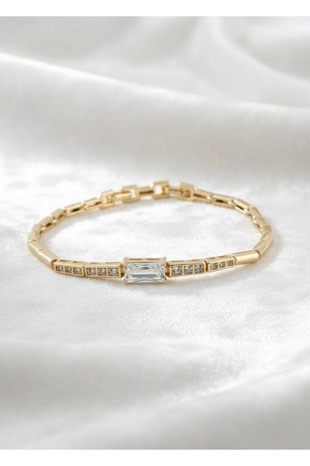 Vıp 14K Modern Zarafet Bilekliği Gold