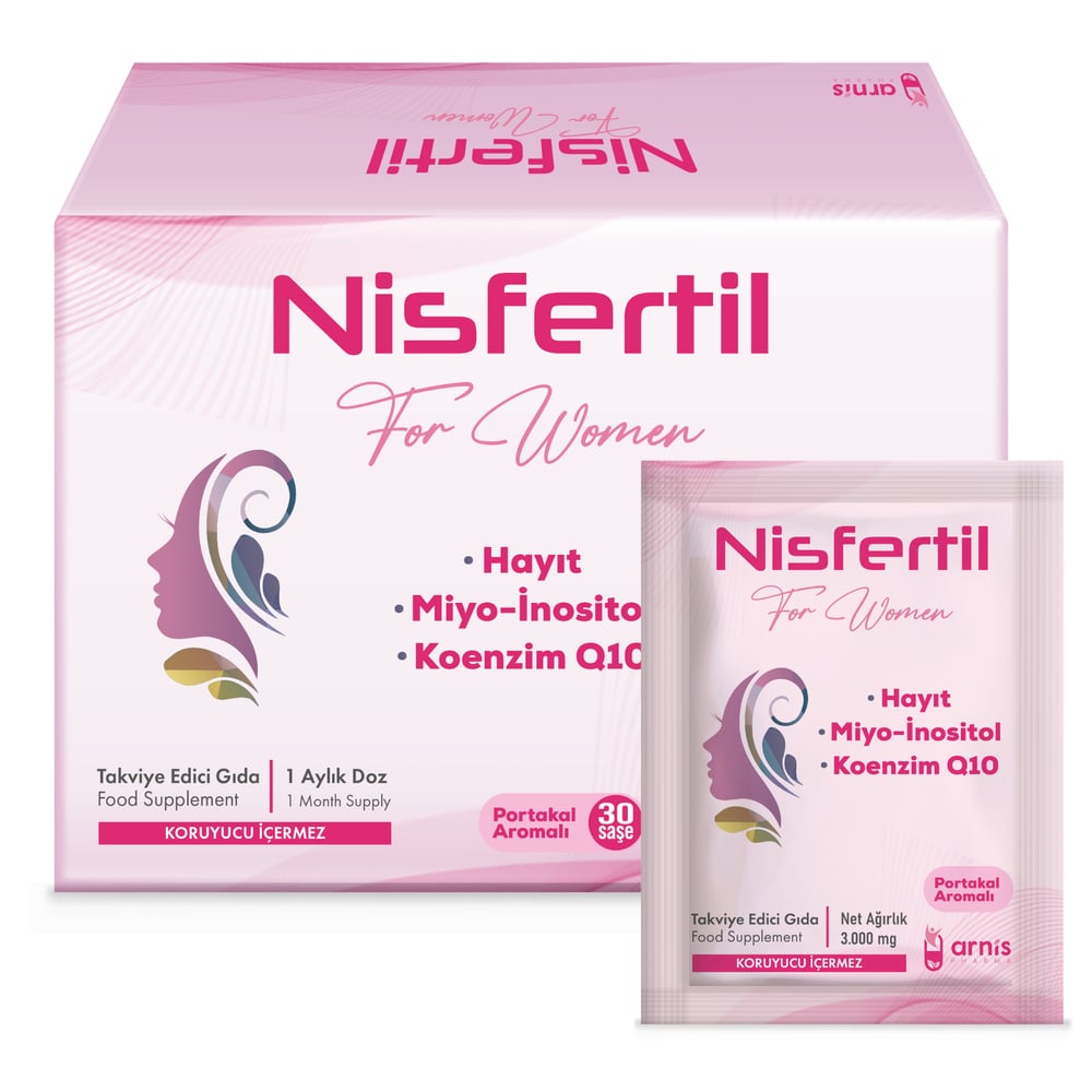 Nisfertil Hayıt Tohumu, Miyo-inositol, Koenzim Q10 ve Folik Asit Takviye Edici Gıda