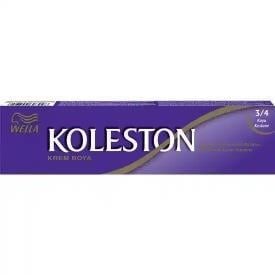 KOLESTON 3-4 KOYU KESTANE TÜP BOYA 3 LÜ