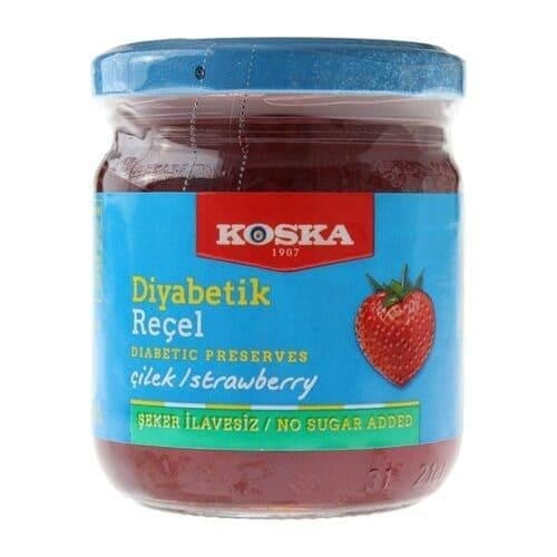 KOSKA DİYABETİK ÇİLEK REÇELİ 240 GR