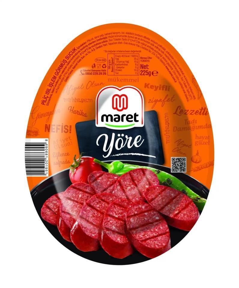 MARET YÖRE PİLİÇ SUCUK 225 G 