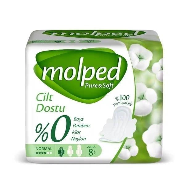 MOLPED PURE-SOFT NORMAL TEKLİ 8 ADET