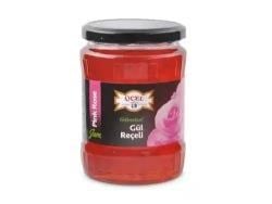 ÜÇEL GÜL REÇELİ CAM 800 GR