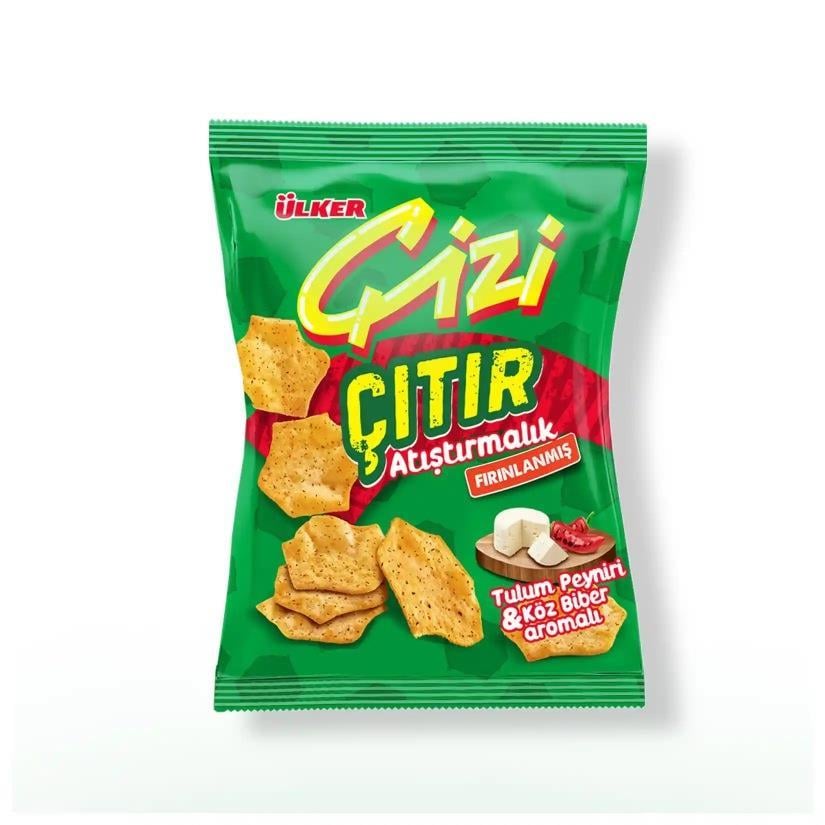 ÜLKER ÇİZİ ÇITIR TULUM PEYN.&KÖZ BİBER 120GR