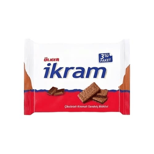 ÜLKER İKRAM KREMALI BİSK.ÇİK.3X84GR
