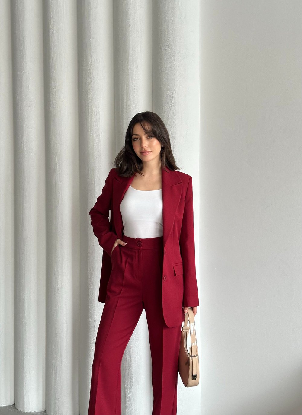 ÇİFT DÜĞMELİ BLAZER TAKIMI