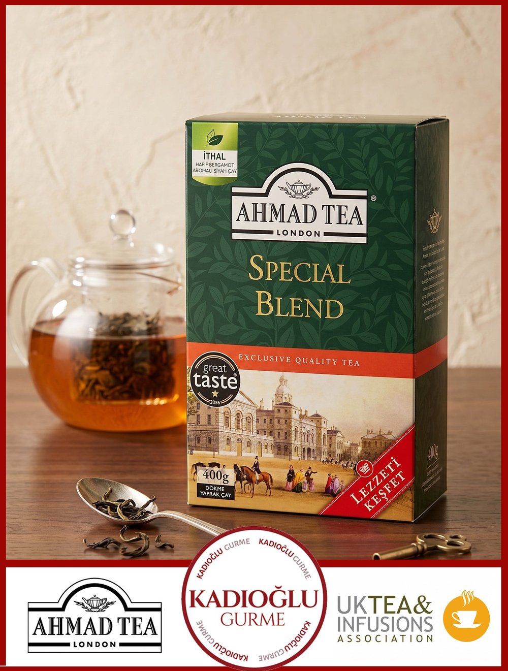 Ahmad Tea Special Blend Loose Tea bergamot kokulu çay siyah çay 400gr