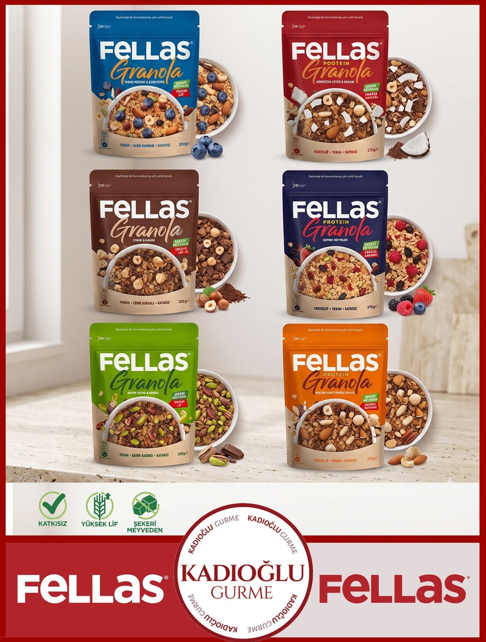 Fellas Granola 6'lı Süper Paket