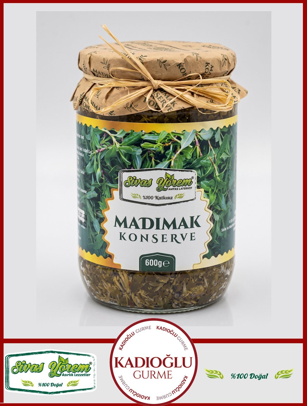 Sivas Yörem Madımak Konservesi 600 gr