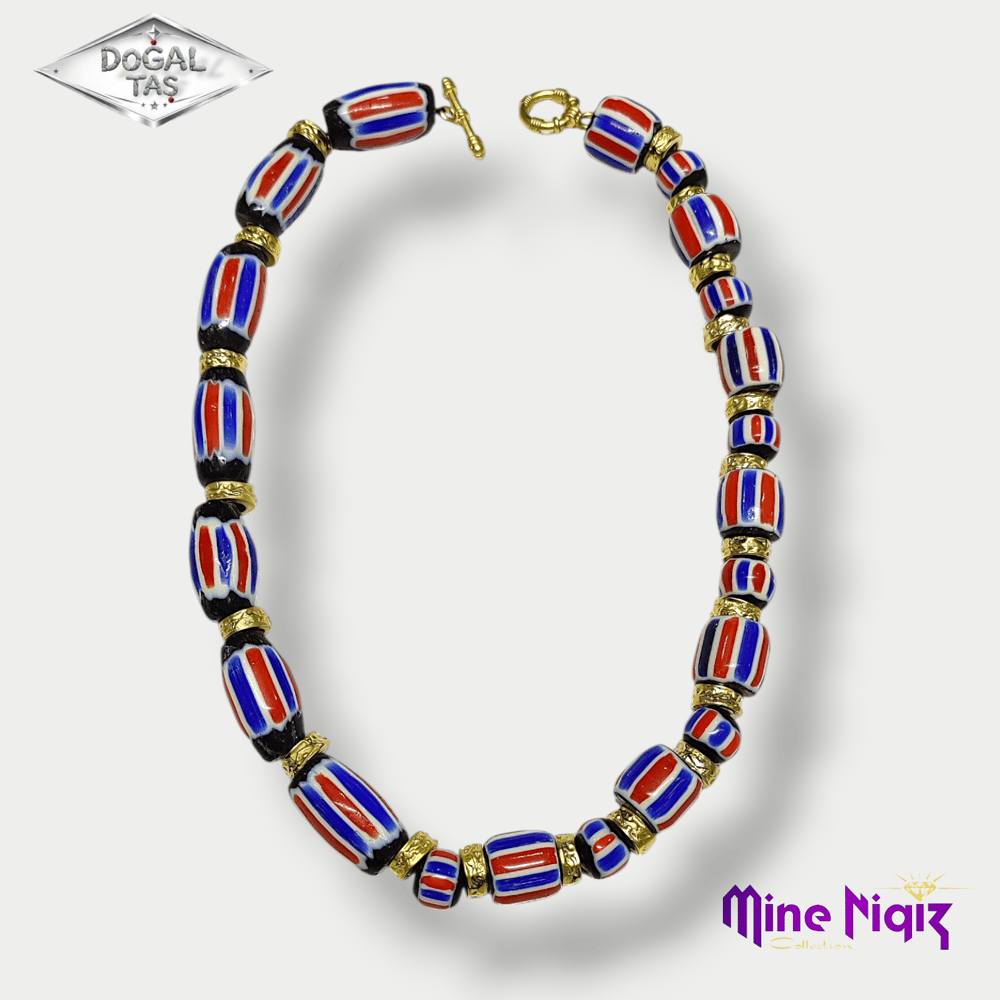 Afrika Chevron Kolye