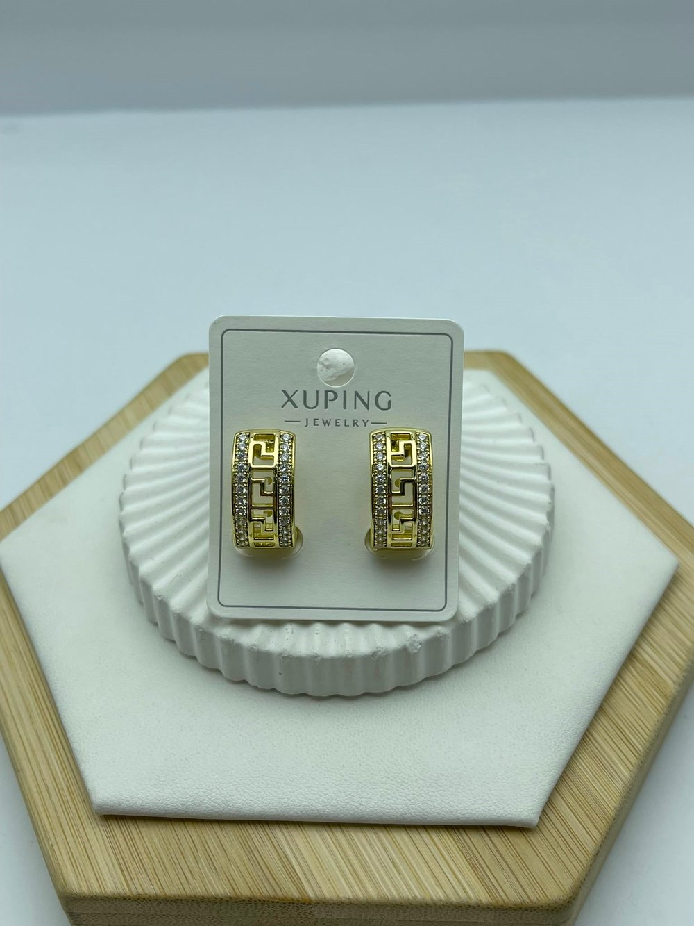 antik taşlı xuping gold küpe 26xpkp158