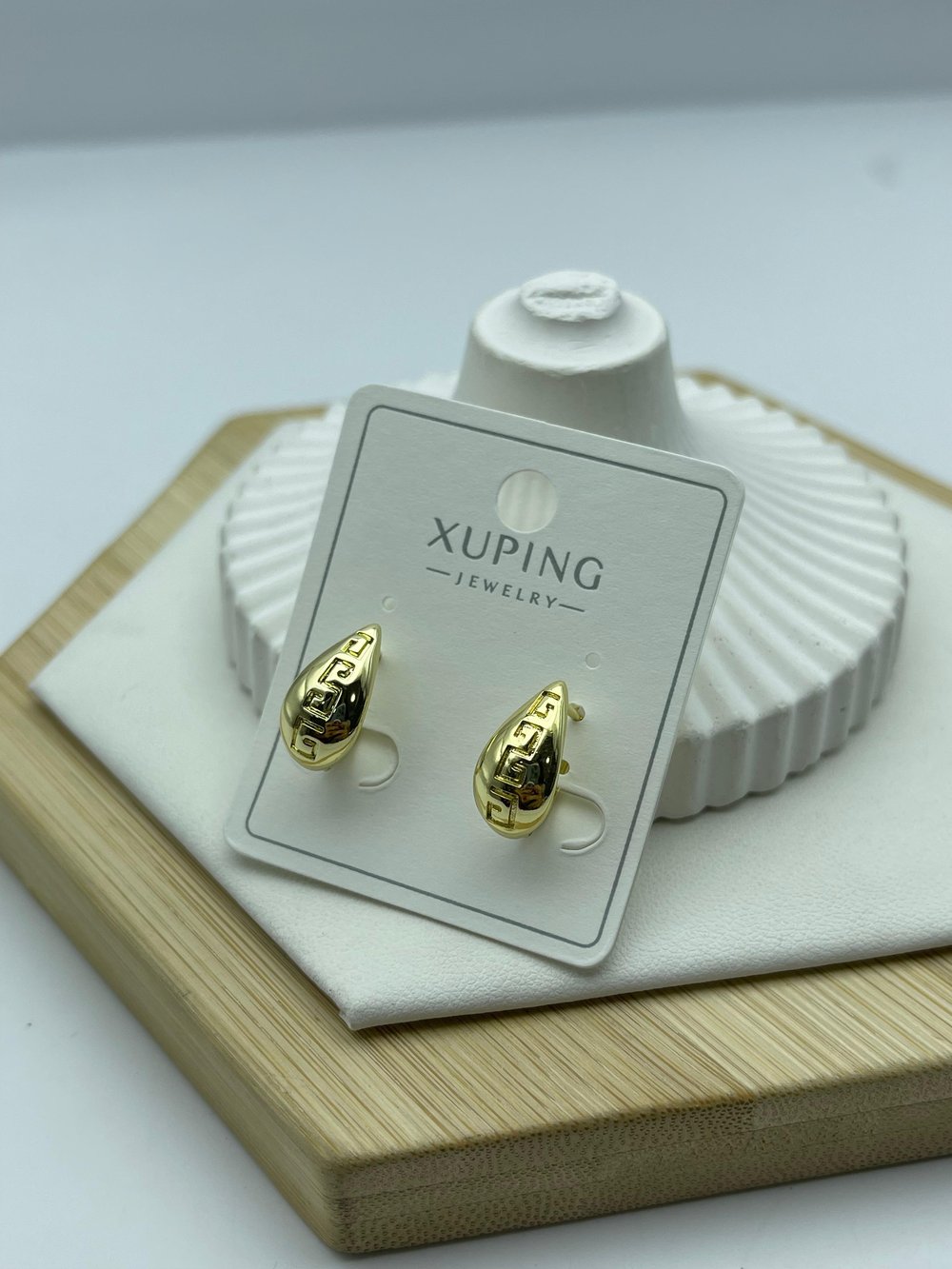 antşk desenli damla xuping gold küpe 26xpkp248