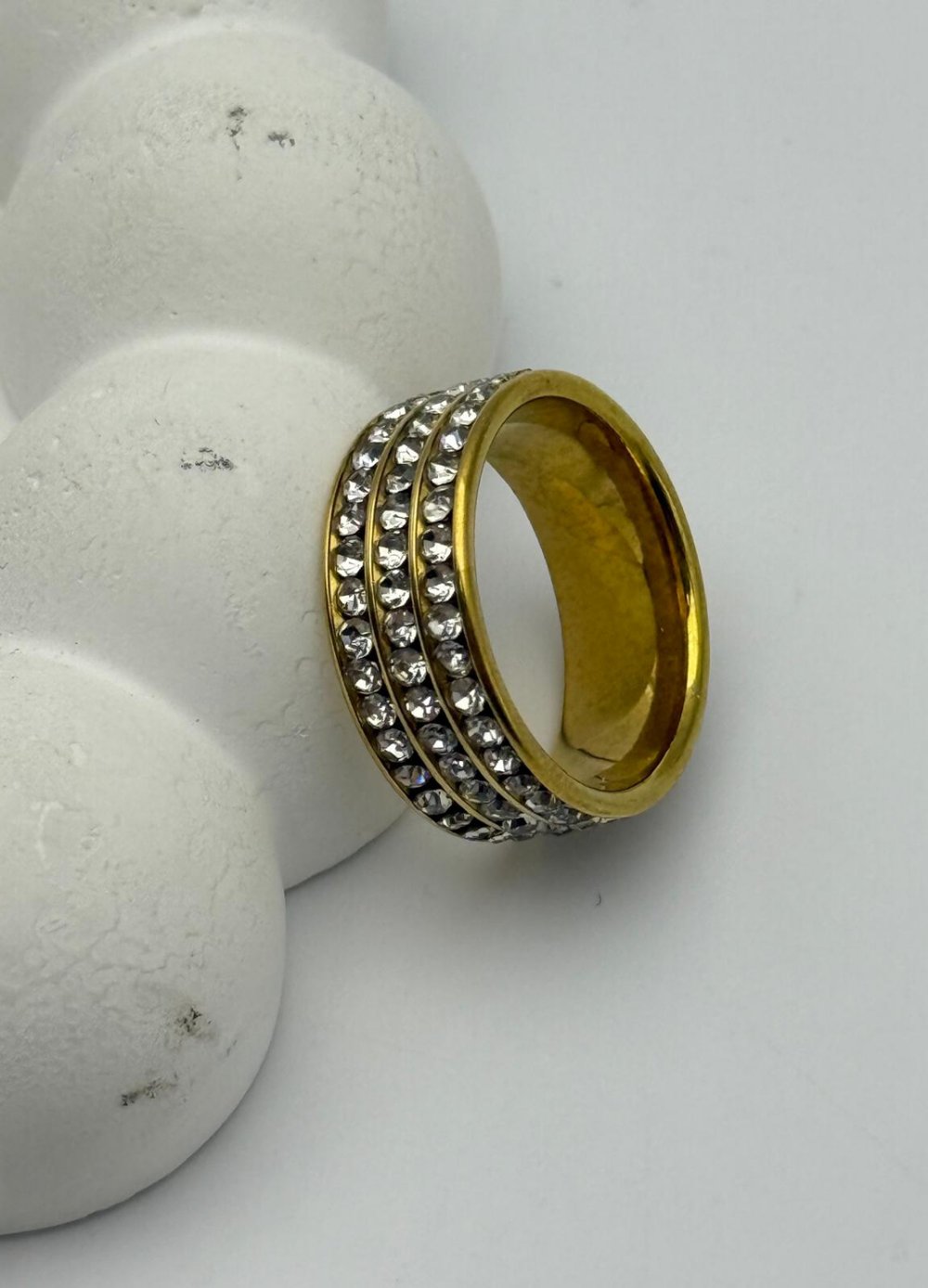 Çelik Gold 6'lı Taşlı Yüzük - 26yzk01