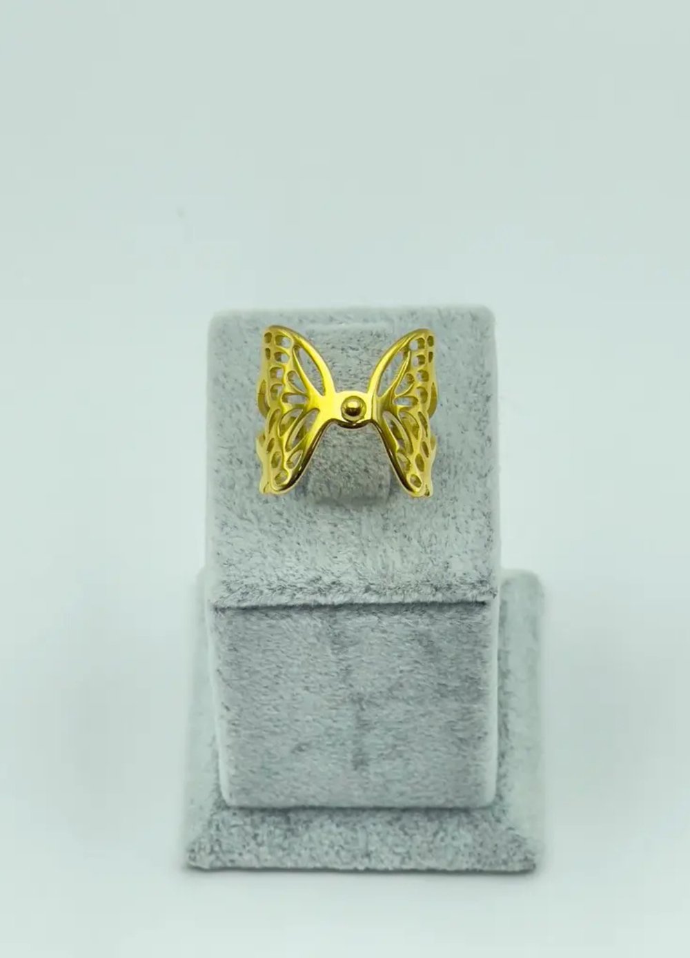 Çelik Gold Ayarlanabilir Yüzük