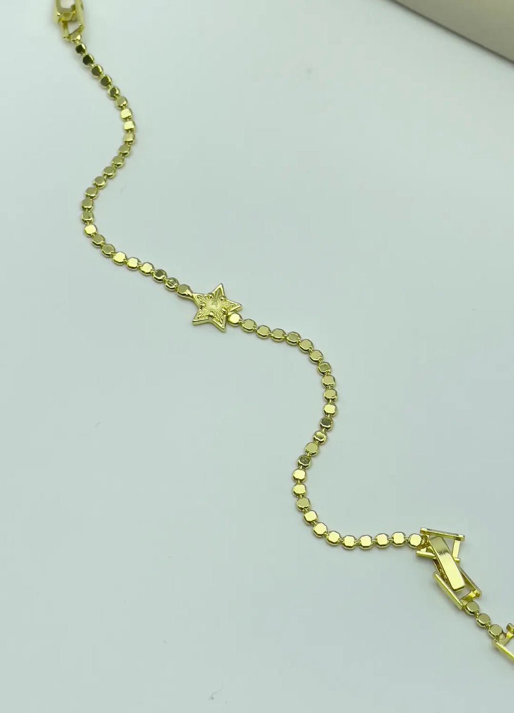 Çelik Gold Ezme Yıldız Bileklik - 25-blk124