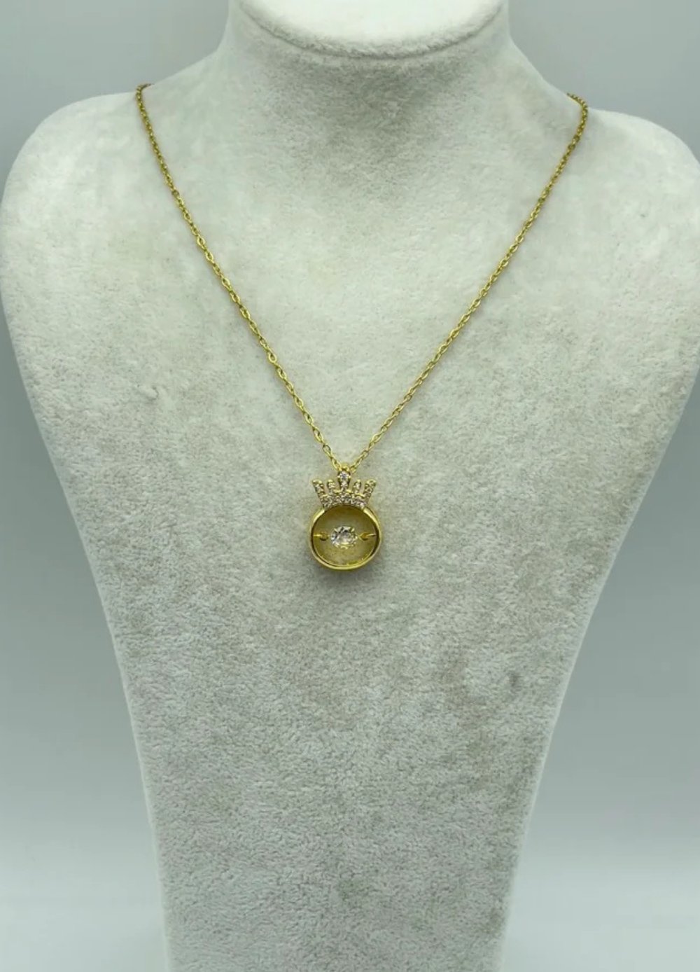 Çelik Gold Kral Kolye - 25-ctr146