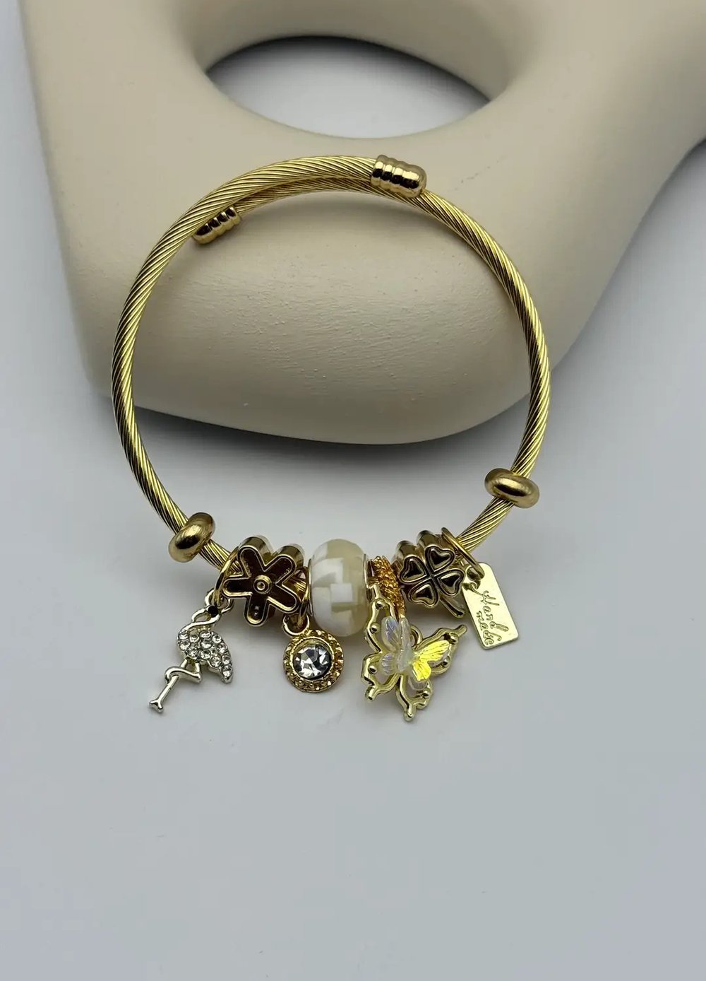 Çelik Gold Pandora Bileklik - 25-blk274