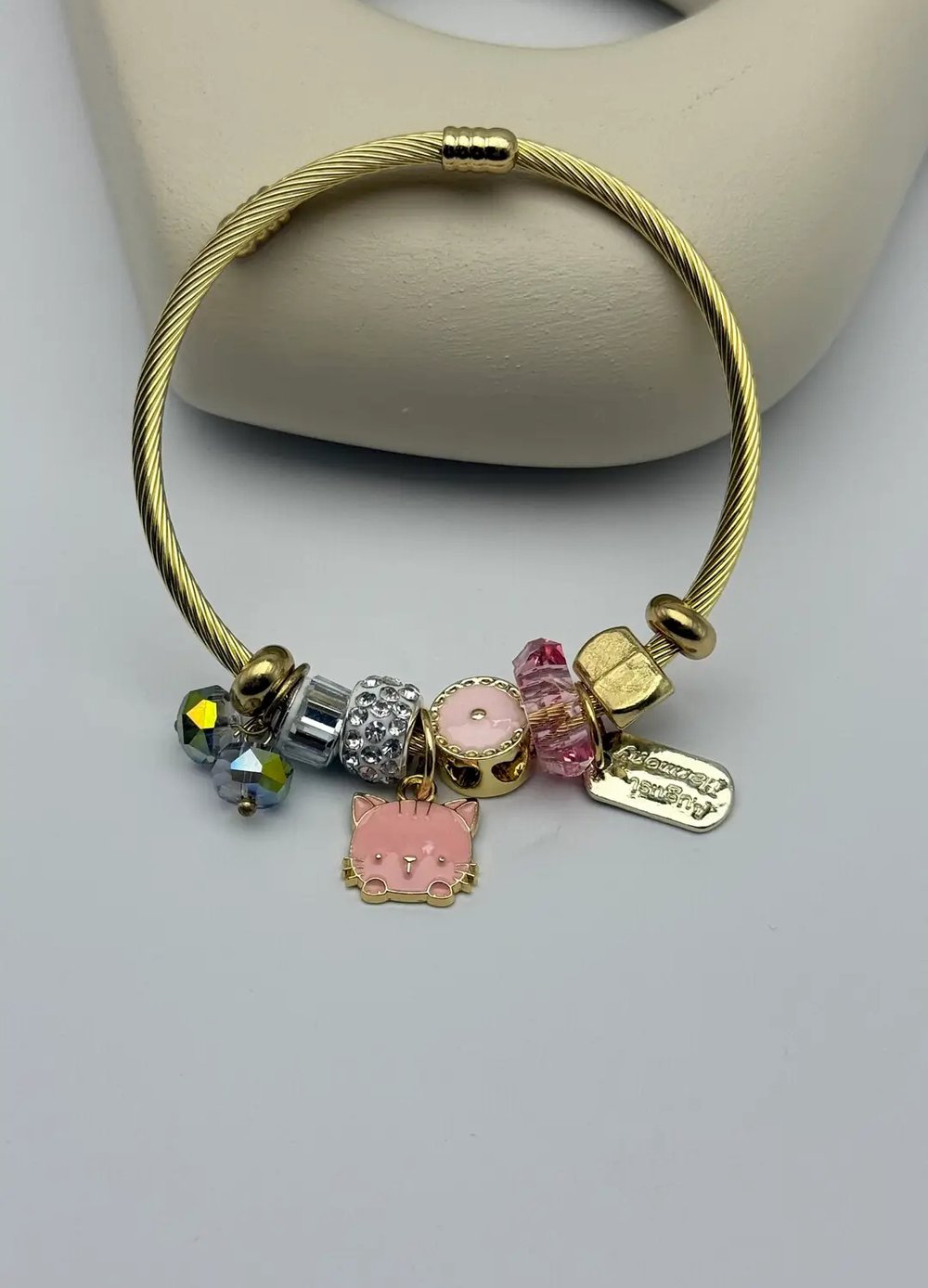 Çelik Gold Pandora Bileklik - 25-blk278
